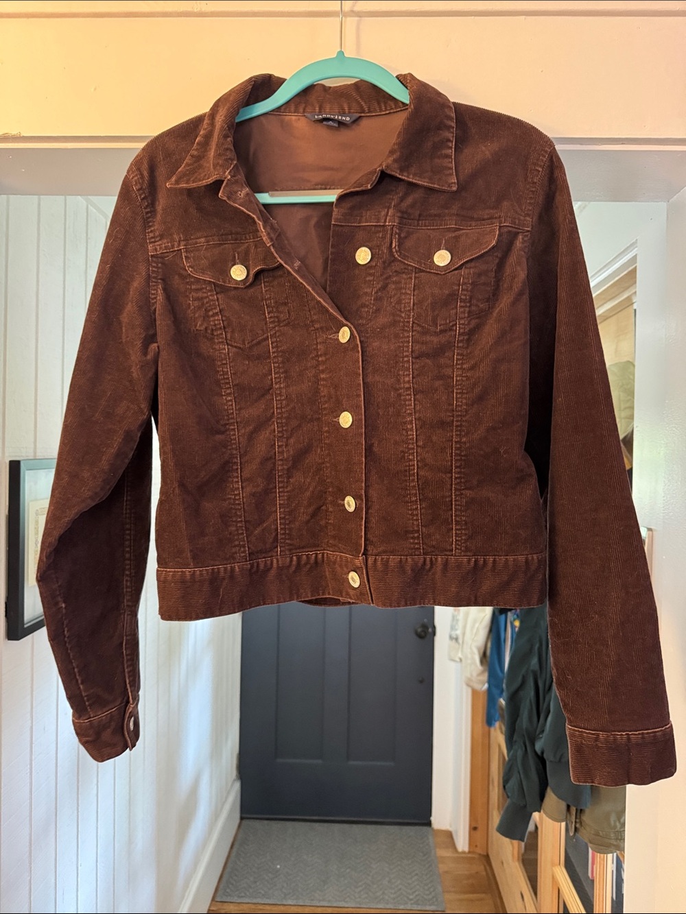 Lands' End Brown Corduroy Jacket